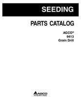 AGCO 79033099E Parts Book - 9413 Grain Drill