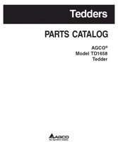 AGCO 79033489A Parts Book - TD1658 Tedder