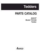 AGCO 79033490A Parts Book - TD1648 Tedder