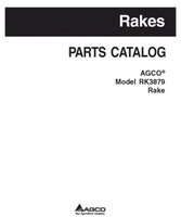 AGCO 79033492A Parts Book - RK3879 Rake