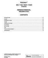 Ag-Chem 79033845B Service Manual - 984 / 1184 / 984H / 1184H RoGator (chassis) (assembly)