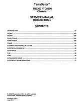 Ag-Chem 79034092A Service Manual - TG7300 / TG8300 TerraGator (chassis) (assembly)