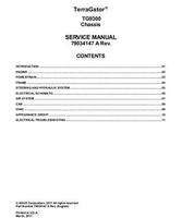 Ag-Chem 79034146A Service Manual - TG9300 TerraGator (chassis) (assembly)