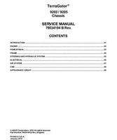Ag-Chem 79034193A Service Manual - 9203 / 9205 TerraGator (chassis) (assembly)