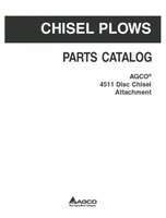 AGCO 79034230A Parts Book - 4511 Disc Chisel (attachment)