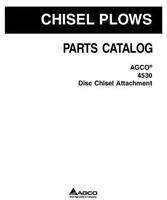 AGCO 79034233A Parts Book - 4530 Disc Chisel (attachment)
