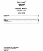 Spra-Coupe 79034247B Service Manual - 4460 / 4660 Sprayer (packet)