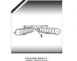 Massey Ferguson 79035801B Parts Book - 5130 Wheel Rake