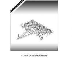 Massey Ferguson 79035805A Parts Book - 4710 / 4730 In-Line Ripper