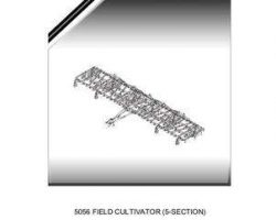 Massey Ferguson 79035977B Parts Book - 5056 Field Cultivator (5 Section)
