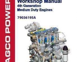 Massey Ferguson 33 44 Sisu 4th Generation Medium Duty Engine Service Manual Packet