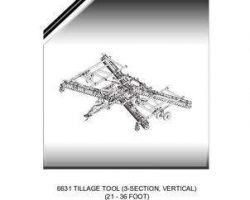 Massey Ferguson 79036211B Parts Book - 6631 Vertical Tillage Tool (3-section, 21 - 36 foot)