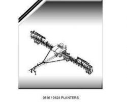Massey Ferguson 79036241A Parts Book - 9816 / 9824 Planter