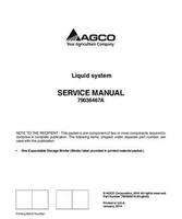 Ag-Chem 79036466A Service Manual - RoGator Liquid System (assembly)