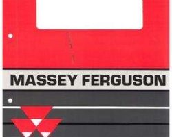 Massey Ferguson 819615M4 Parts Book - 185 Tractor