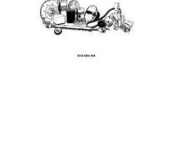 Massey Ferguson 819690M4 Parts Book - 50F (50D) TL / TBL Tractor Loader Backhoe (Built in UK)