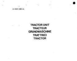 Massey Ferguson 819722M6 Parts Book - 50H / 50HX / 60H TL and TBL (Early) Tractor
