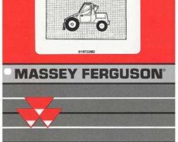 Massey Ferguson 819732M2 Parts Book - 24 Telescopic Handler