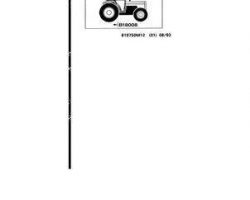 Massey Ferguson 819750M12 Parts Book - 375 Tractor (prior sn B18009)
