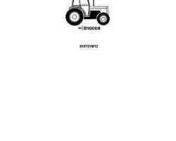 Massey Ferguson 819751M12 Parts Book - 390 Tractor (prior sn B18009)