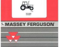 Massey Ferguson 819762M17 Parts Book - 383 Tractor (cab & footstep)