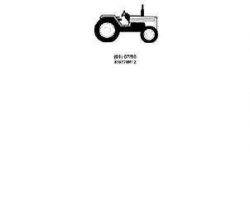 Massey Ferguson 819779M12 Parts Book - 362 Tractor (cab / footstep)
