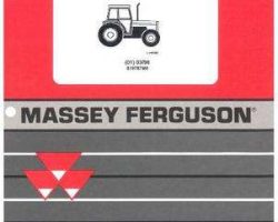 Massey Ferguson 819787M8 Parts Book - 393 Tractor (cab & footstep)