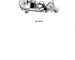 Massey Ferguson 957208M4 Parts Book - 130 Tractor