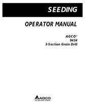 AGCO 9971065ABI Operator Manual - 9434 Grain Drill (3 section)