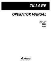 AGCO 997200ABB Operator Manual - 1211 Disc Harrow (tandem)
