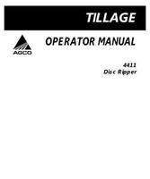 AGCO 997471ABB Operator Manual - 4411 Disc Ripper