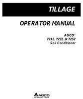 AGCO 997719ABD Operator Manual - 7212 / 7232 / 7252 Soil Conditioner