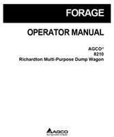 AGCO 997760ABD Operator Manual - 8210 Richardton Dump Wagon (multi-purpose)