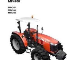 Massey Ferguson 4707 4708 4709 4710 Tractor Service Manual Packet