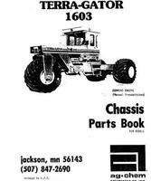 Ag-Chem AG005411 Parts Book - 1603 TerraGator (chassis, Cummins, man trans)