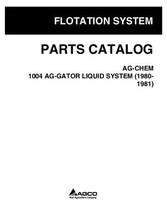 Ag-Chem AG005667B Parts Book - 1004 AgGator (liquid system, 1980-81)