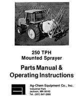 Ag-Chem AG008800A Parts Book - 250 TPH Mounted Sprayer (includes setup)