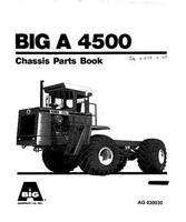 Ag-Chem AG030030 Parts Book - 4500 Big A Applicator (chassis)