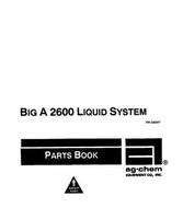 Ag-Chem AG030047 Parts Book - 2600 Big A Applicator (liquid system)