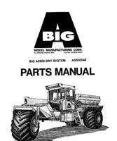 Ag-Chem AG030048 Parts Book - 2600 - 2600A Big A Applicator (3 wheel, dry system)