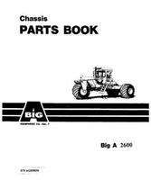 Ag-Chem AG030050 Parts Book - 2600 / 2600A Big A Applicator (chassis, 3 - wheel)