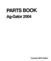 Ag-Chem AG050355A Parts Book - 2004 AgGator (chassis, Cummins 6BTA)
