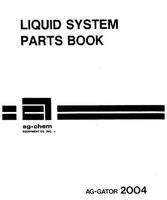 Ag-Chem AG051478C Parts Book - 2004 AgGator (liquid system)