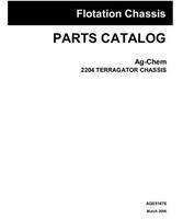 Ag-Chem AG051676A Parts Book - 2204 TerraGator (chassis)