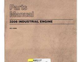 Massey Ferguson AG052157 Parts Book - 3208T Engine (industrial, 1997)