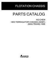 Ag-Chem AG052642D Parts Book - 1803 TerraGator (chassis, Cat 3208T, manual trans., 1996)