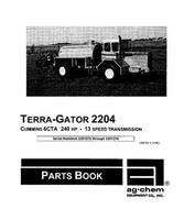 Ag-Chem AG054792 Parts Book - 2204 TerraGator (chassis, 6 CTA, 13 spd, sn 2201076 - 2201216)