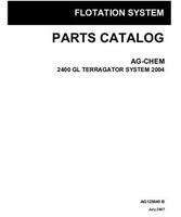 Ag-Chem AG125640B Parts Book - 2400 Gallon TerraGator Liquid System (2004)