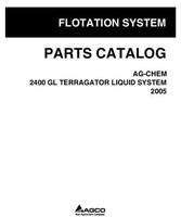 Ag-Chem AG128131D Parts Book - 2400 Gallon TerraGator (liquid system, eff sn Pxxx1001)