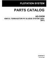 Ag-Chem AG546504E Parts Book - 4000 Gallon TerraGator (pressure / vac sludge system, 2000-01)